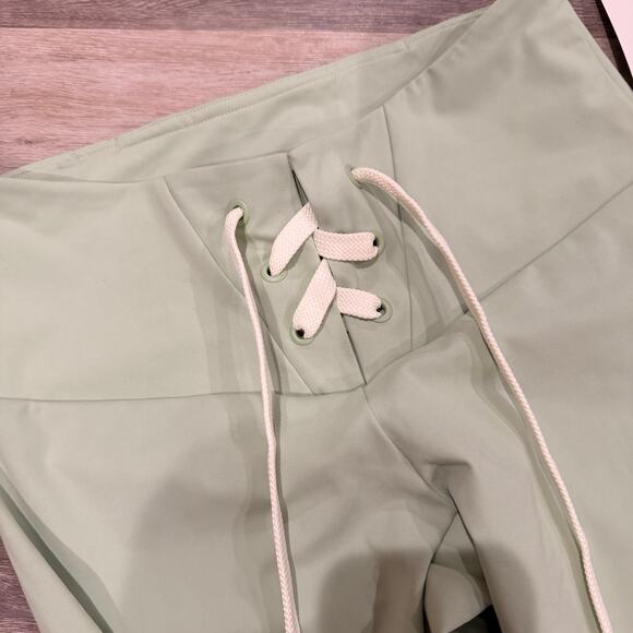 New Balance x Staud Mint Green Leggings Size Medium - Picture 4 of 8